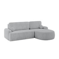 WOHNLANDSCHAFT mit Schlaffunktion und Bettkasten LIRA-L - 264x172x89 Grau - Grau, Holzwerkstoff/Textil (172/264cm) - ALTDECOR