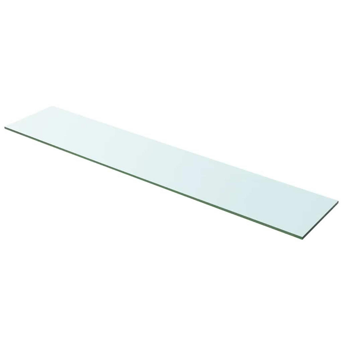 WANDBOARD 100/20/0,8 cm aus Glas Transparent - Transparent, Glas (100/0.8/20cm) - vidaXL
