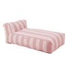 CHAISELONGUE, Puderrosa - Pink, Textil (85/65/160cm) - Oviala
