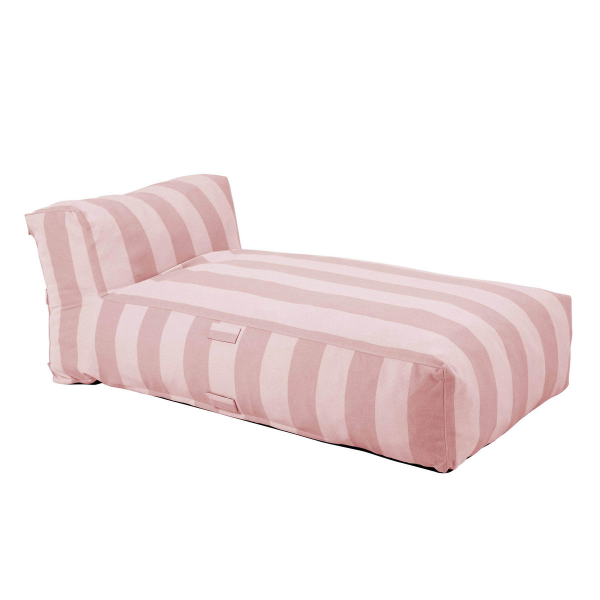 CHAISELONGUE, Puderrosa - Pink, Textil (85/65/160cm) - Oviala