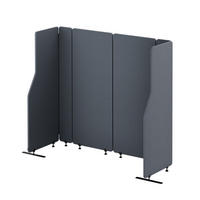 AKUSTIKSCHUTZWAND SADIE - Anthrazit, Metall (280/145/2cm) - Jan Nowak