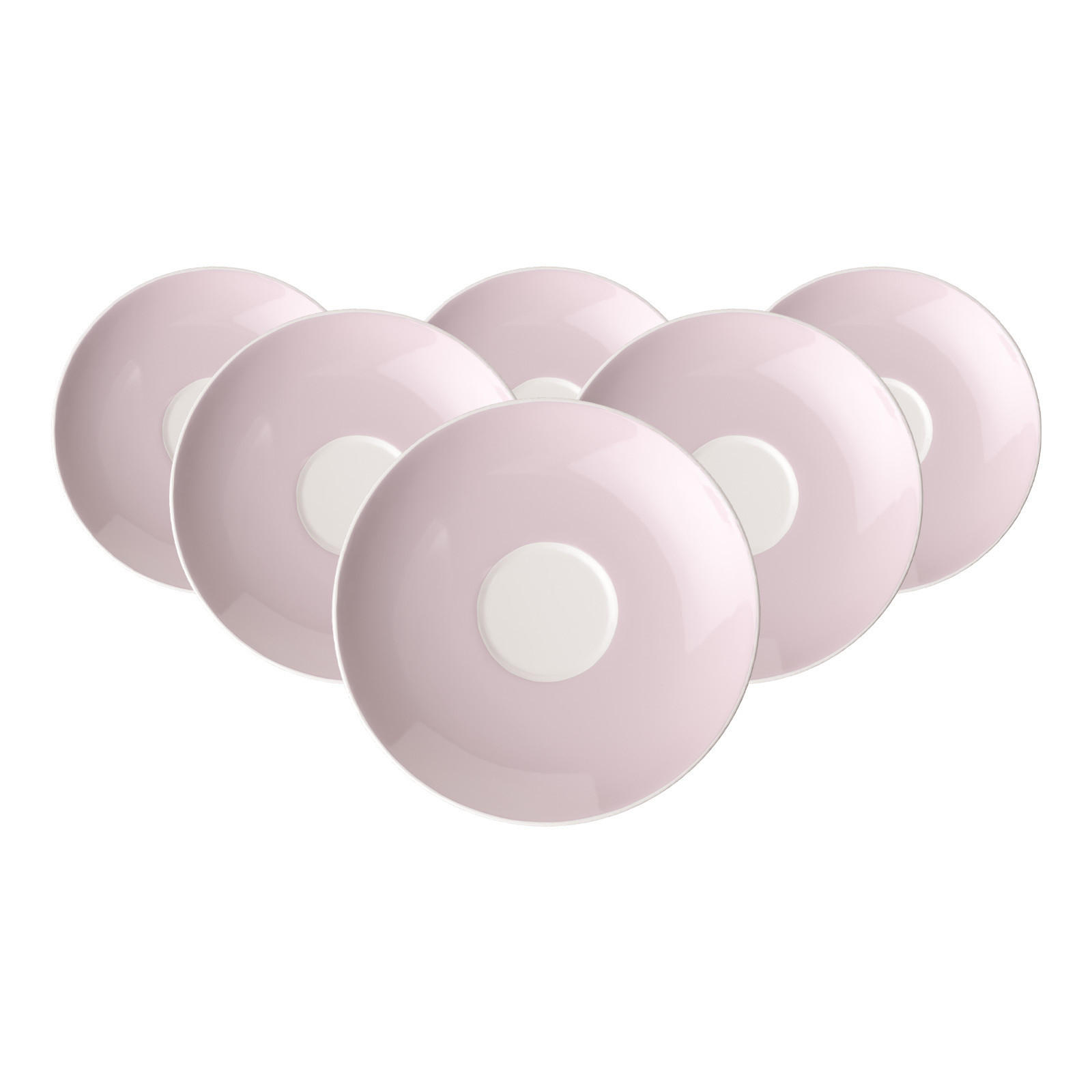 ESPRESSOUNTERTASSEN Rose Garden bunt ø 11,7 cm 6er Set - Multicolor, Keramik (11.7cm) - Villeroy & Boch