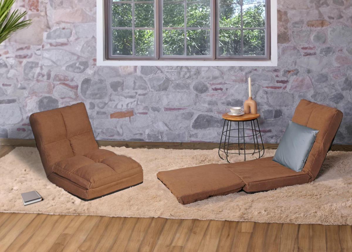 BODENSESSEL Braun - Braun, Textil (54/58/63cm) - MCW