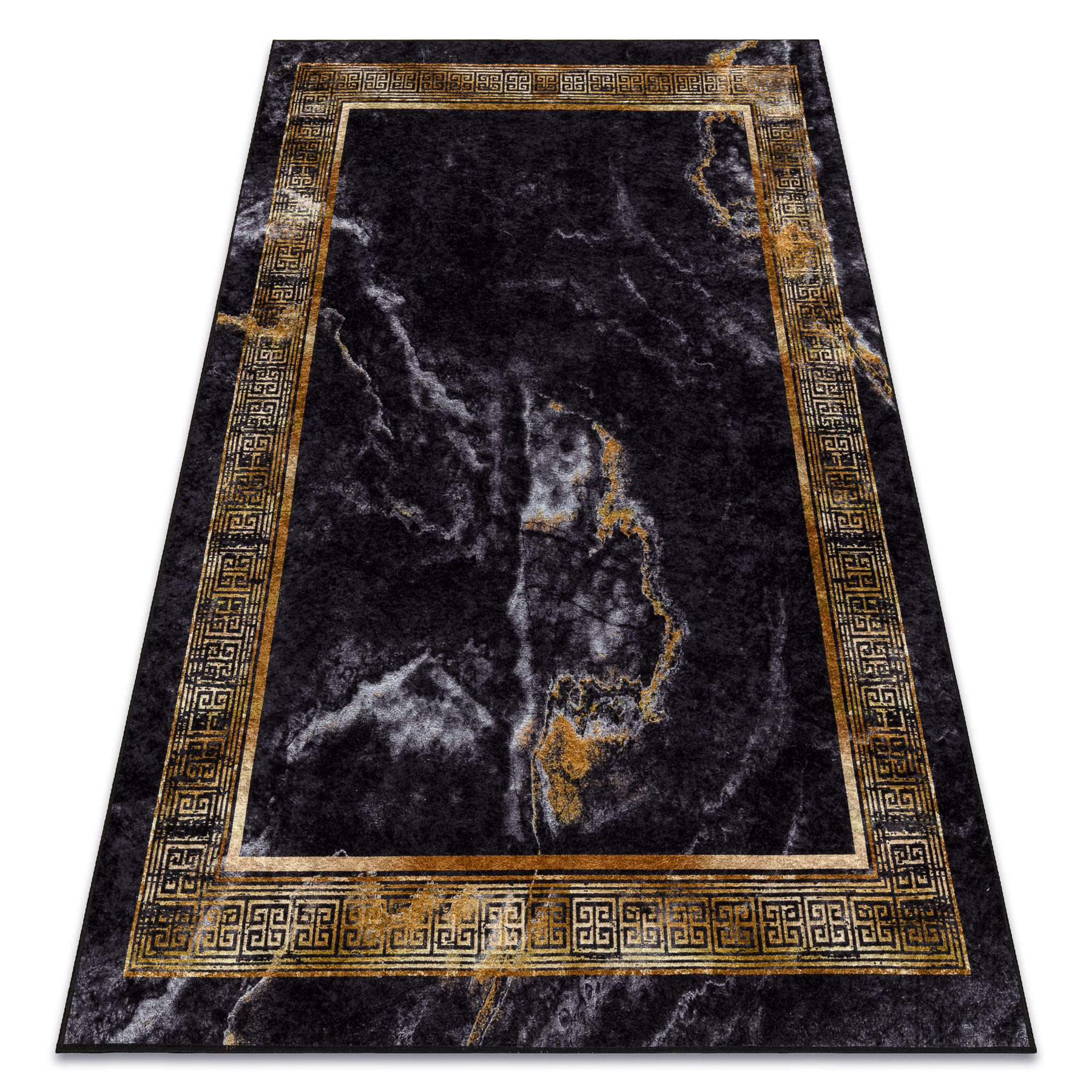 rugsX Teppich Schwarz 120x170 cm