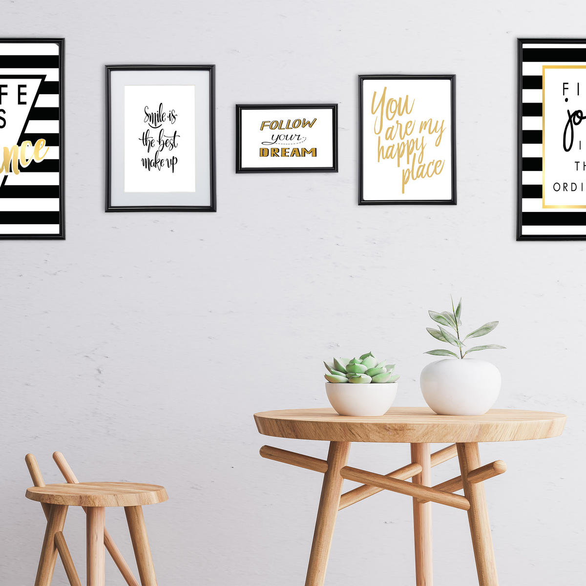 BILDERRAHMEN - Schwarz, Glas/Holzwerkstoff (14/19/2cm) - Relaxdays