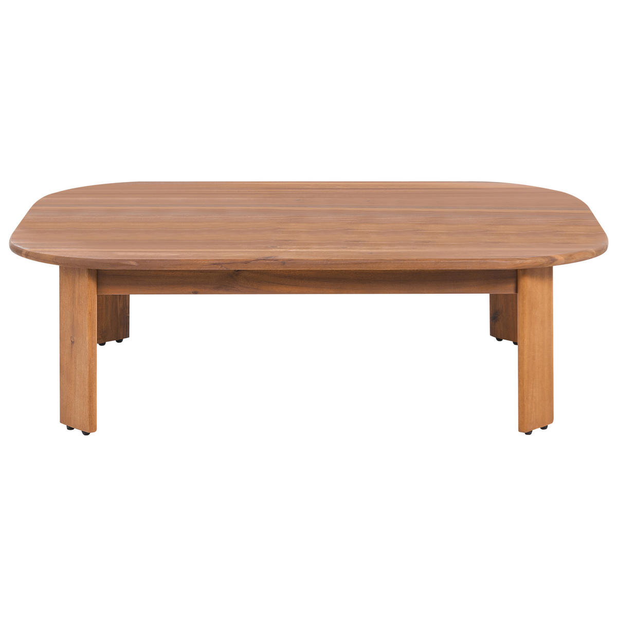 OUTDOOR-COUCHTISCH 120/80 cm Akazienholz Braun Talsano - Braun, Holz (120/80/36cm) - Beliani