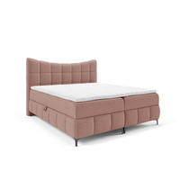 BOXBETT Charles In Aragon - Rosa, Holzwerkstoff/Textil (160/200cm) - Fun Möbel