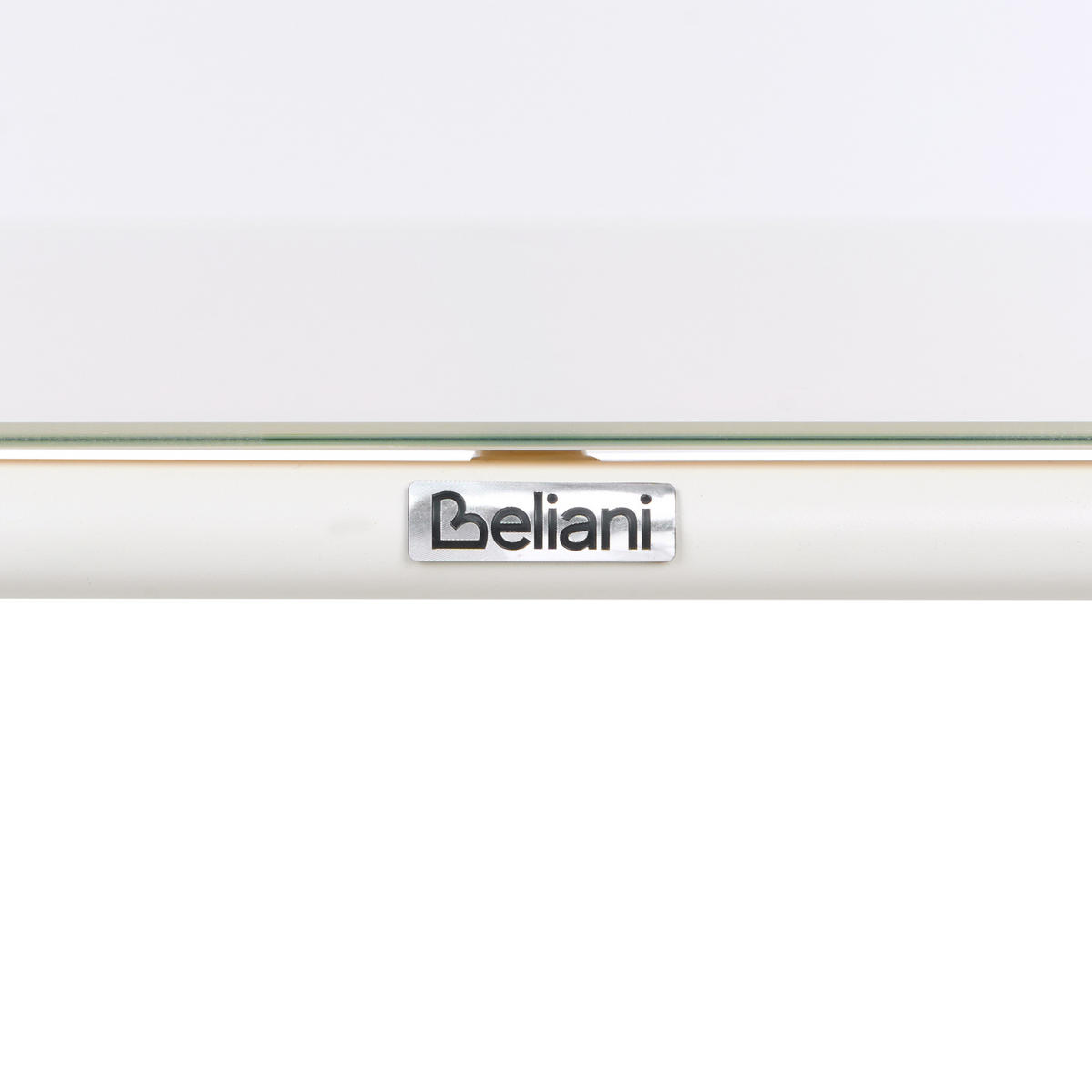 ZAHRADNÍ STŮL 160/90 cm Kov Světle béžový Caravino - béžová, kov (160/90/74cm) - Beliani