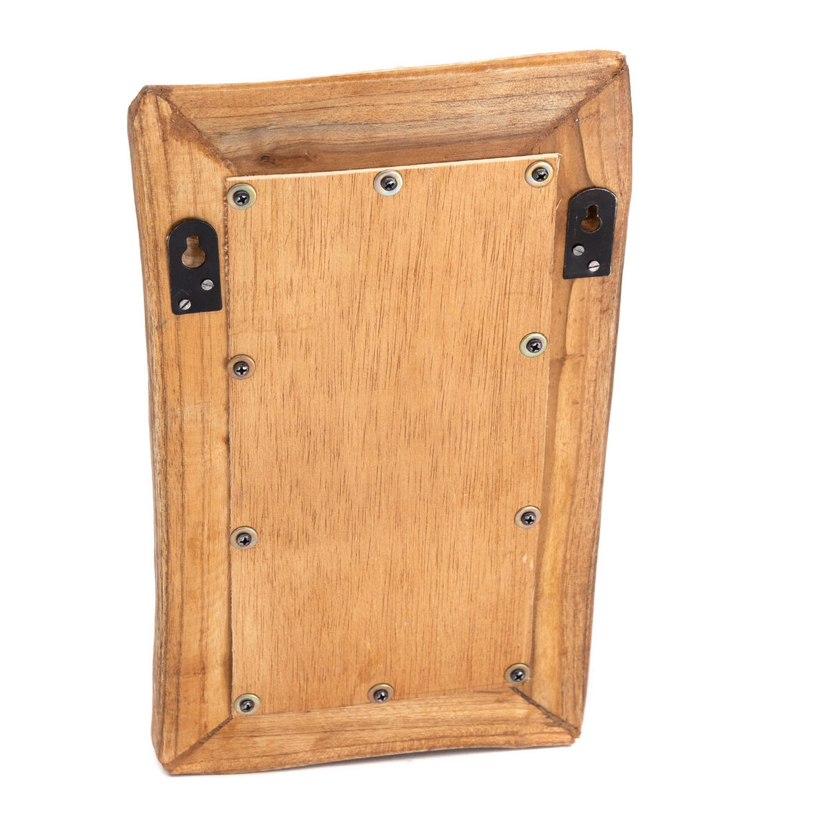 WANDSPIEGEL Base B 35x20cm, Massivholz naturfarben - Naturfarben, Holz (20/35/3cm) - CREEDWOOD