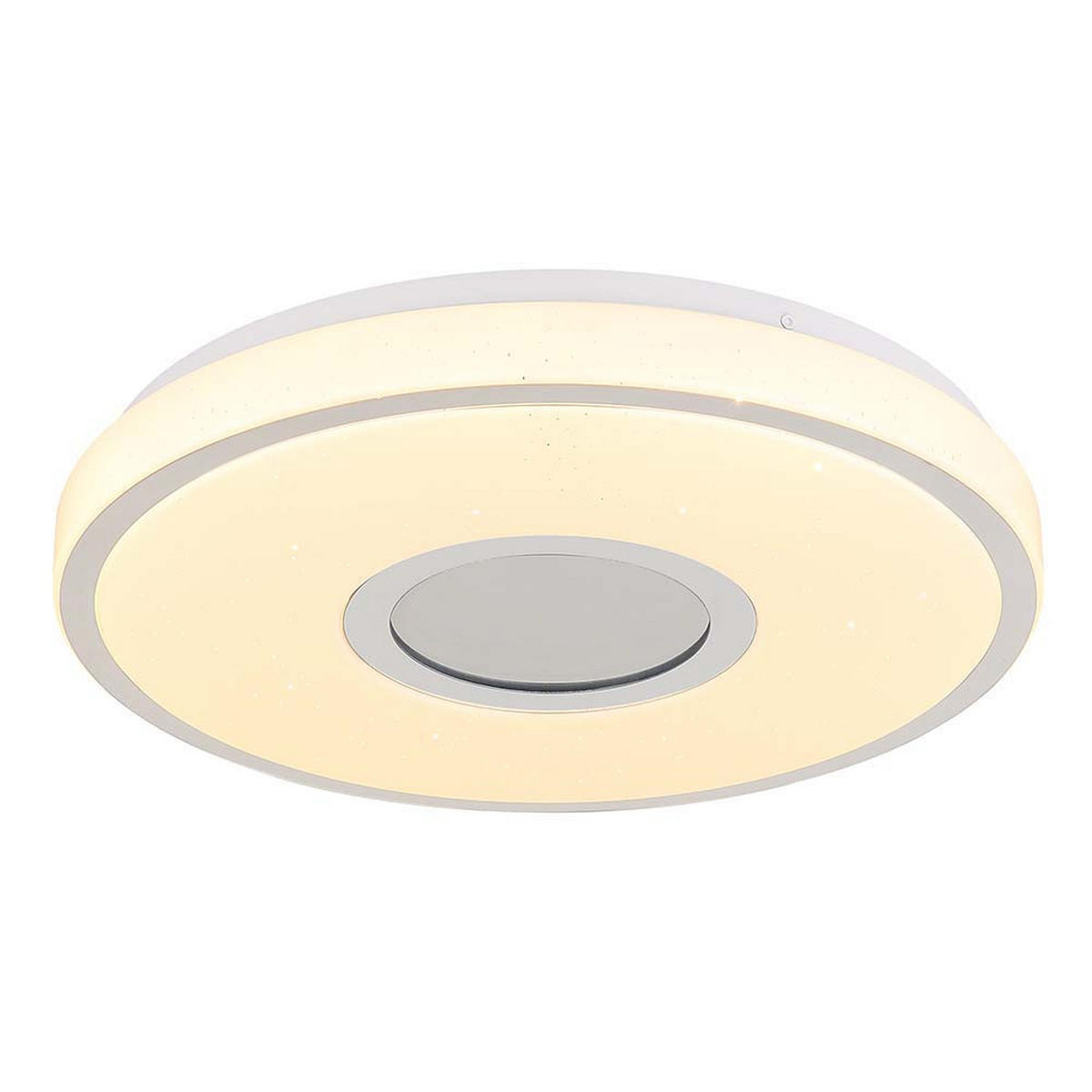 LED DECKENLEUCHTE Metall Weiß - Weiß, Metall (38/38/6.5cm) - Globo Lighting