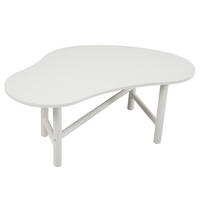 COUCHTISCH, Weiß - Weiß, Holz (100/60/38cm) - Oviala
