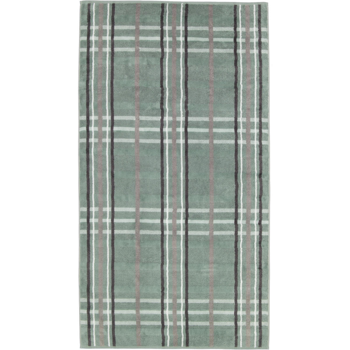 DUSCHTUCH NOBLESSE CHECK 1089 NORDIC GREEN - 44 - Grün, Textil (80/150cm) - Cawoe