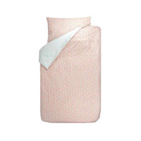 KINDERBETTWÄSCHE Bibi Streublümchen rosa rot türkis 100 x 135 - Beige, Textil (100/135cm) - Bink