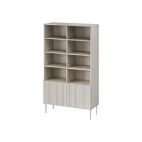 STANDREGAL Isla 100 2D - Beige, Holzwerkstoff/Metall (101/175/40cm) - MIRJAN24