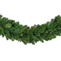 WEIHNACHTSGIRLANDE NARNIE 270 cm, grün, 2D, mit Drahtenden - Grün, Kunststoff (270cm) - LAALU