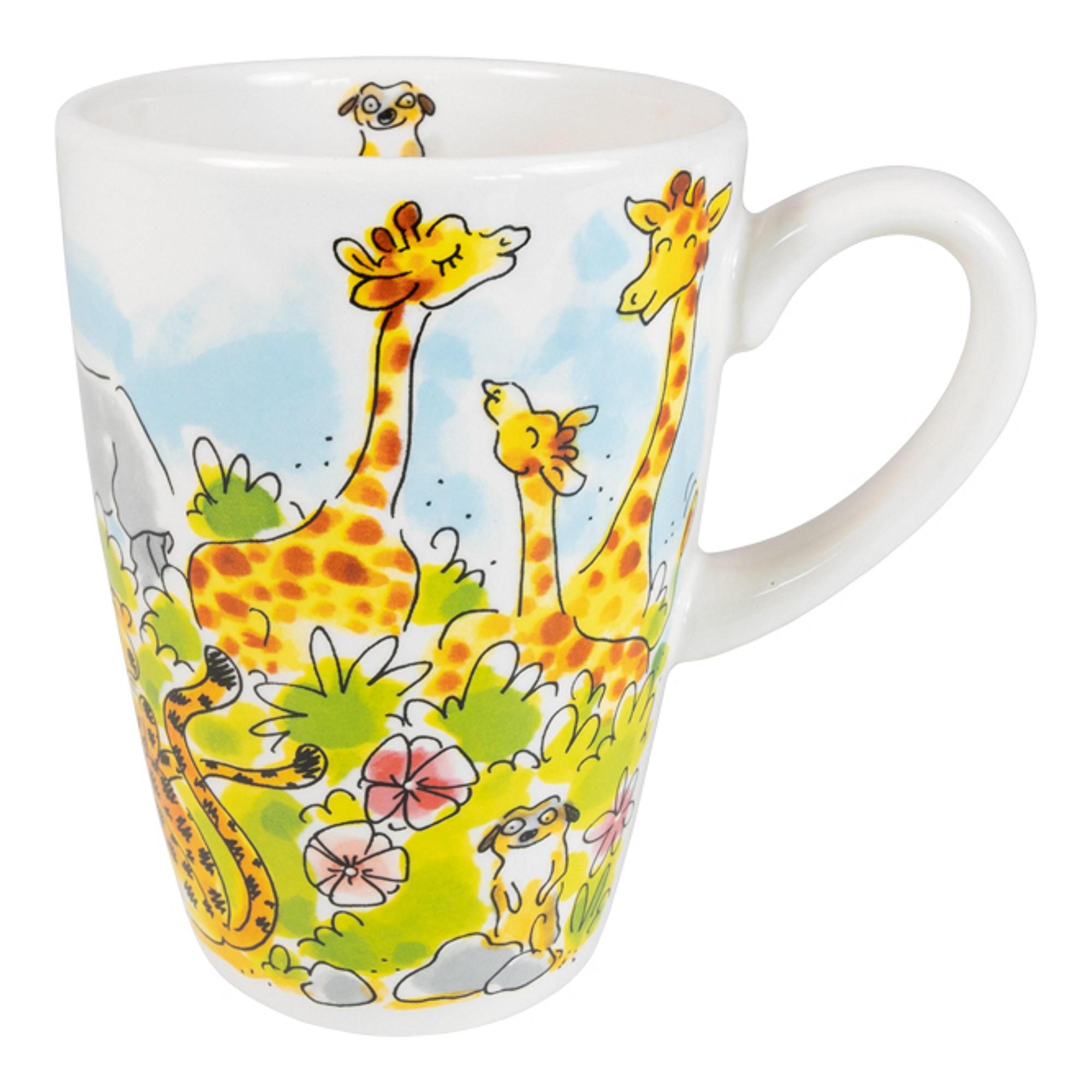 XL-BECHER Beekse Bergen Land in Bunt - 500 ml - Multicolor, Keramik (0.5L) - Blond Amsterdam