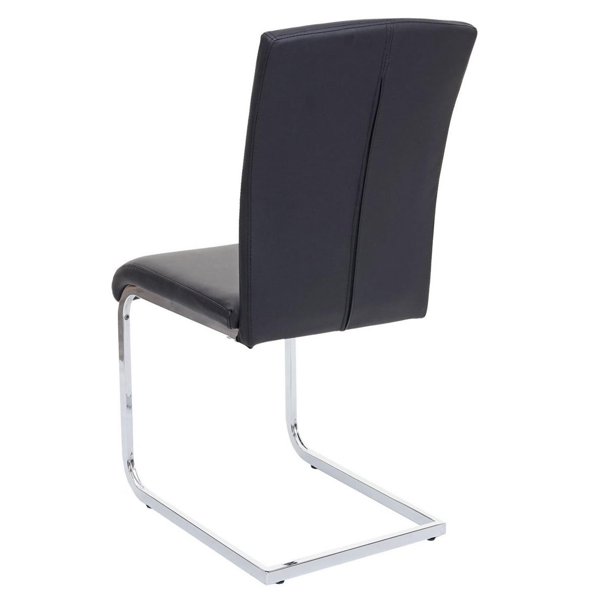 ESSZIMMERSTUHL Schwarz 2er-Set - Schwarz, Textil (43/94/60cm) - MCW