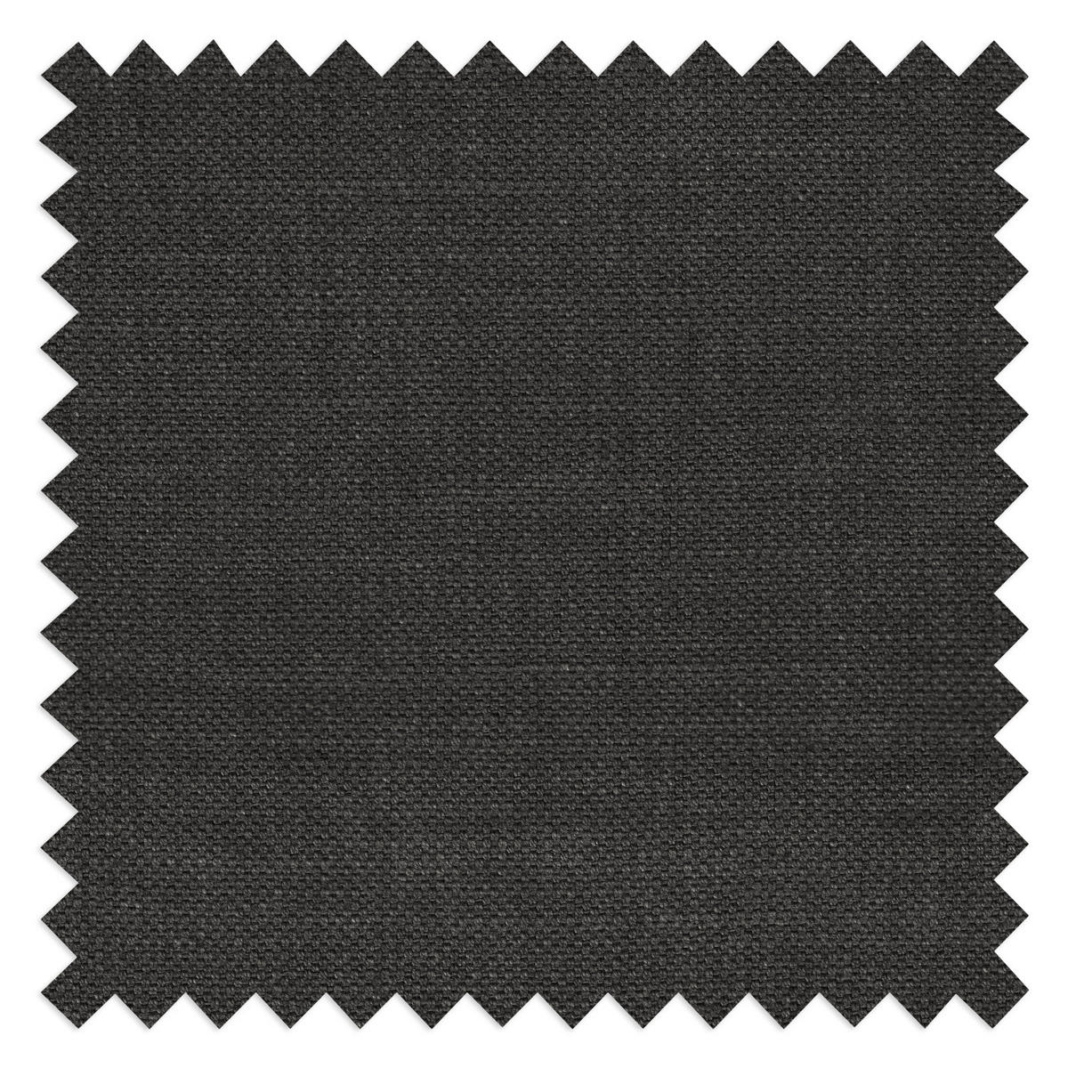 POLSTERHOCKER - Eichefarben/Anthrazit, Eichenholz/Textil (85/43/60cm) - home24