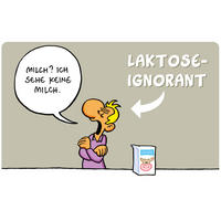 BRETTCHEN Ralph Ruthe Laktoseignorant Grau 14,5 x 23,5 cm - Grau, Kunststoff (14.5/23.5cm) - United Labels