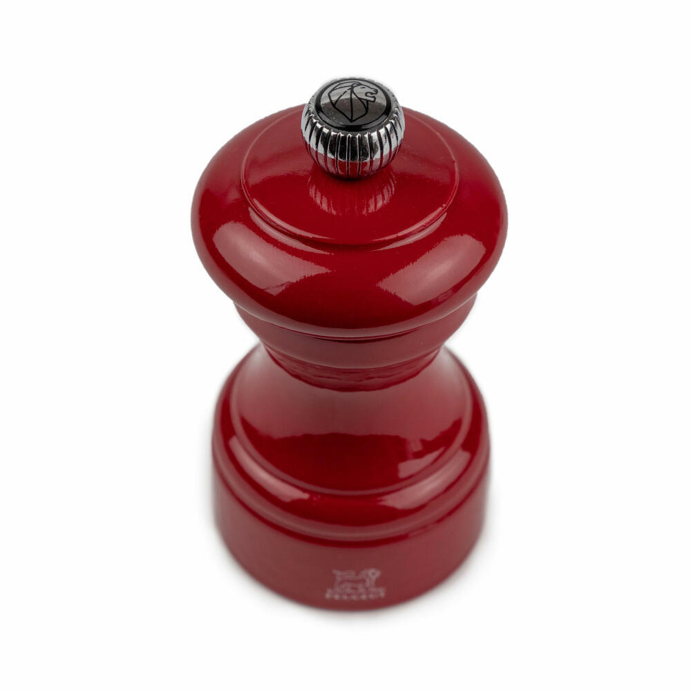 PFEFFERMÜHLE Bistro 10cm Buchenholz Passionsrot Stahlmahlwerk - Rot, Holz (5.3/10/5.3cm) - PEUGEOT