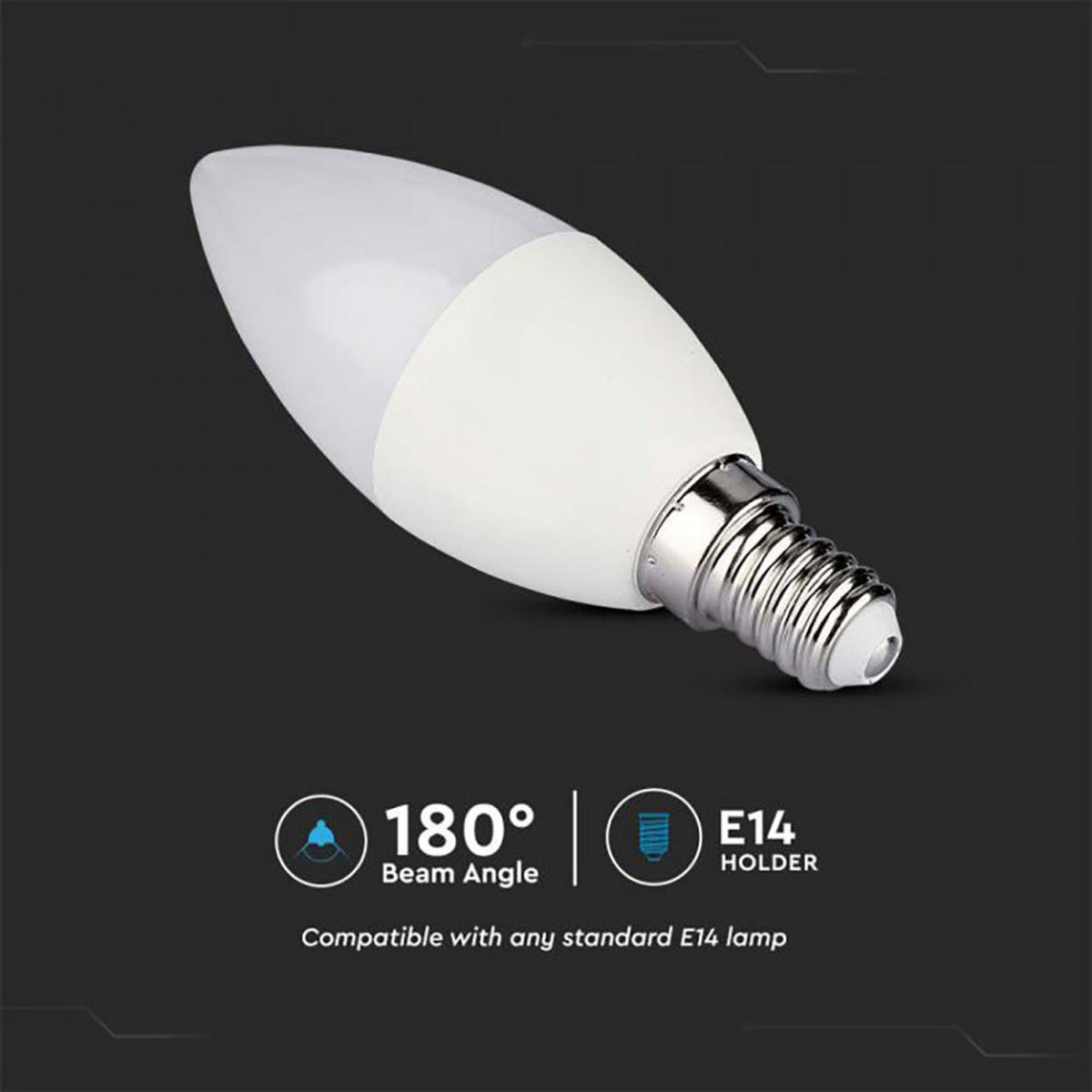 LED LEUCHTMITTEL RGB Weiß E14 Fernbedienung - Weiß, Kunststoff (3.6/11cm)