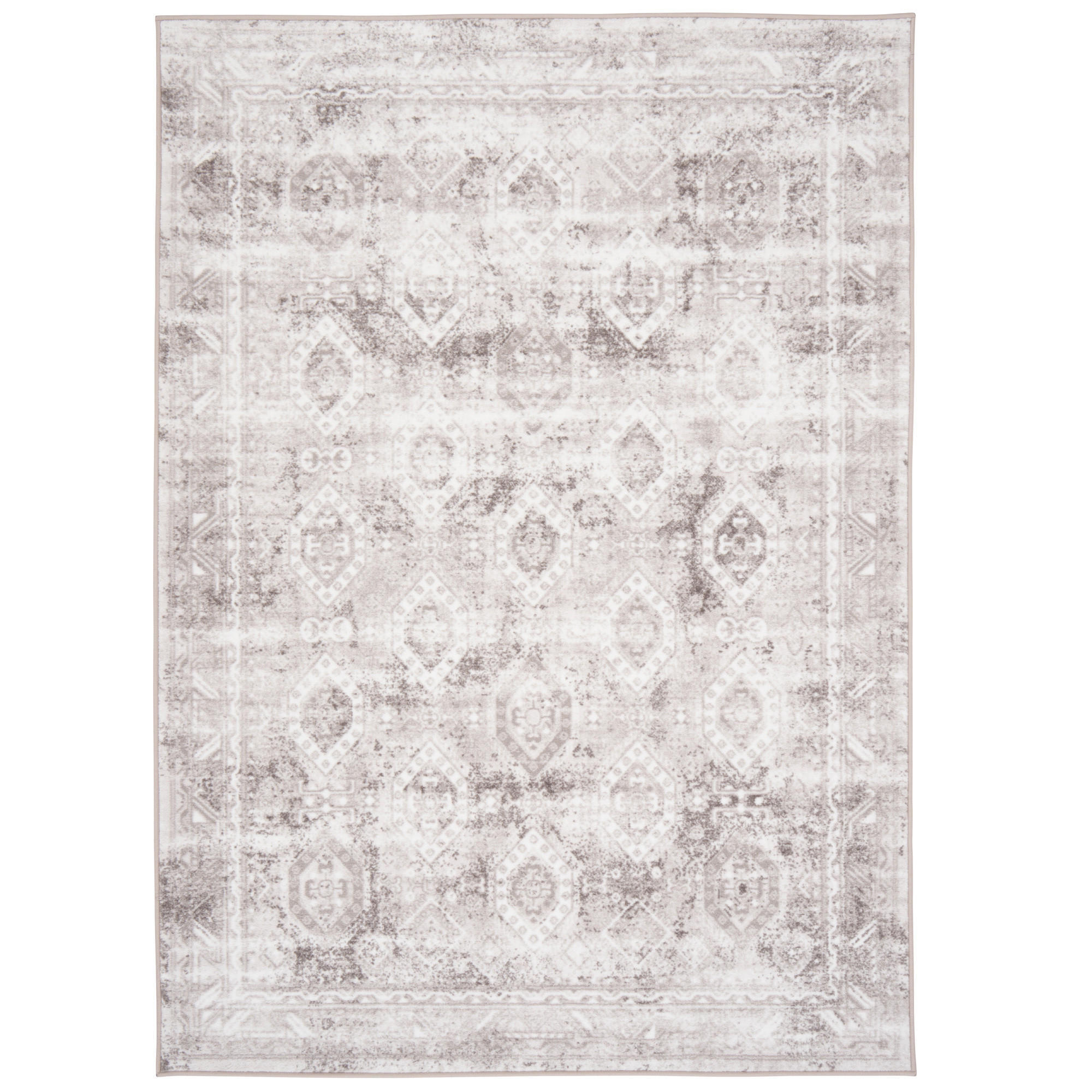 DESIGNER TEPPICH TAWIRA VINTAGE - Anthrazit, Textil (120/170cm) - Pergamon