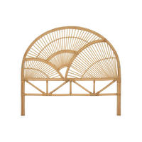 BETTKOPFTEIL - 2 -Sitzer - Rattan - naturfarben hell - EFELA - Naturfarben, Holzwerkstoff (145/130/4cm) - Vente-Unique