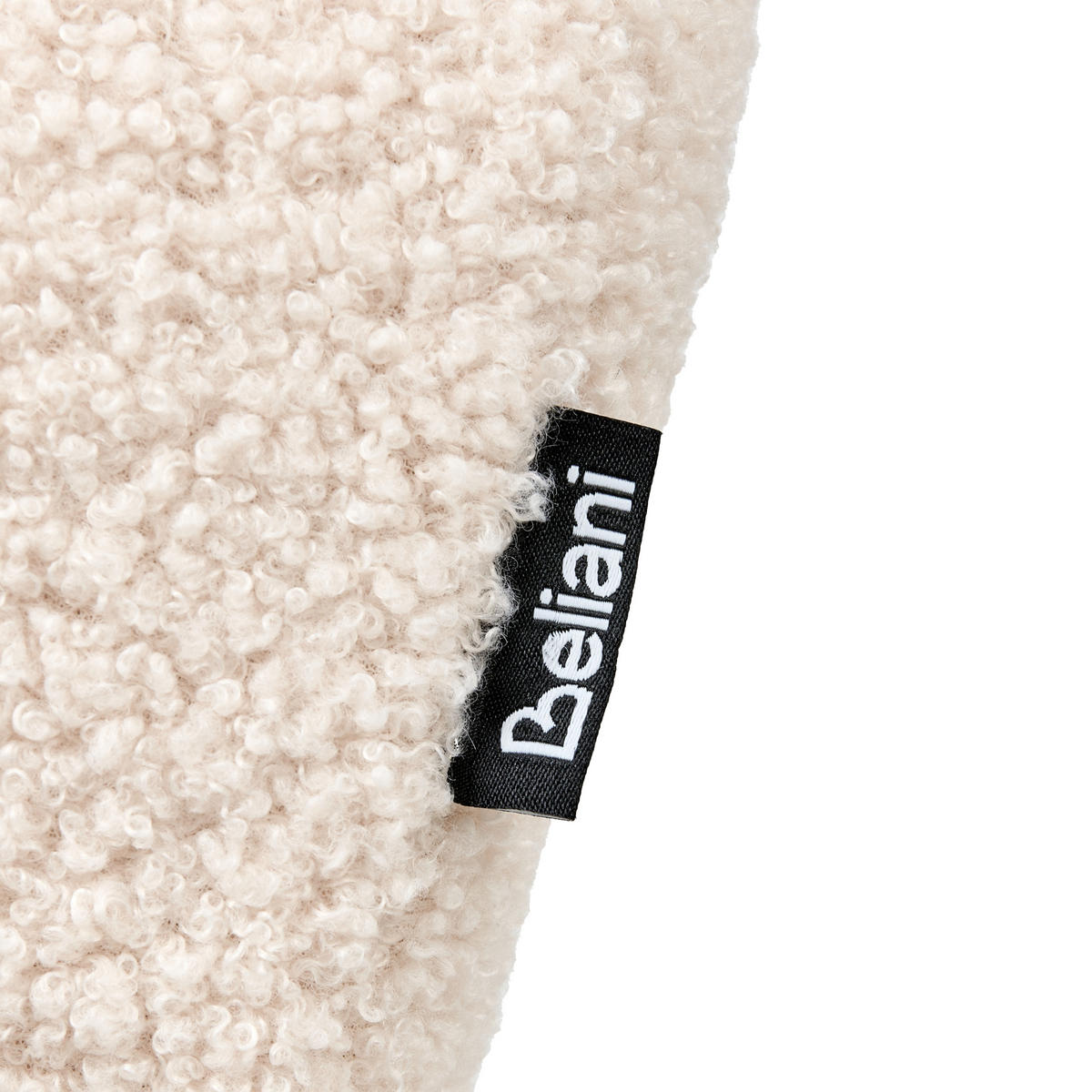 KINDERSCHAUKELSTUHL Wolke Bouclé Beige Skare - Taupe, Textil (54/52/54cm) - Beliani