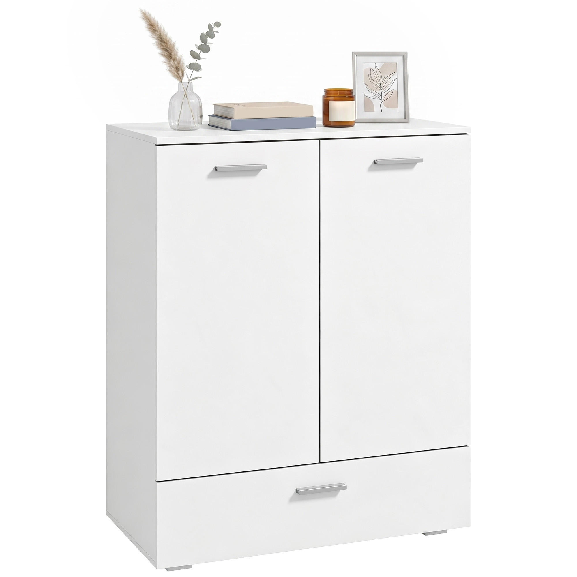 Pangivo Sideboard Weiß 42x100x80 cm