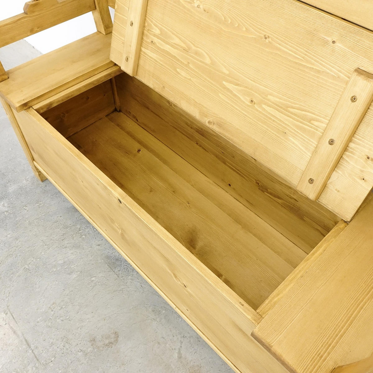 SITZBANK aus Massivholz MEXICANA - Honig, Holz (130/90/46cm) - Seart