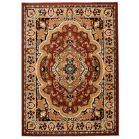 TEPPICH ATLAS Beige Dunkelbraun 120/170 cm - Beige/Dunkelbraun, Textil (120/170cm) - Tapiso