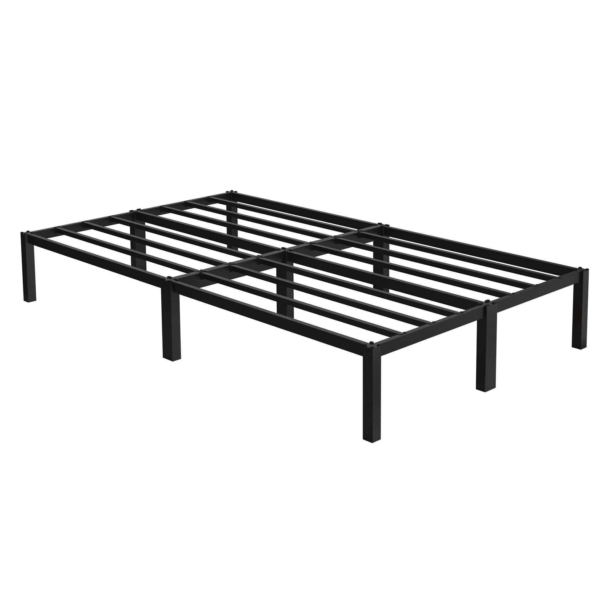 ML-DESIGN KOVOVÁ POSTEL 120x200 cm s roštem, černá, na ocelovém rámu