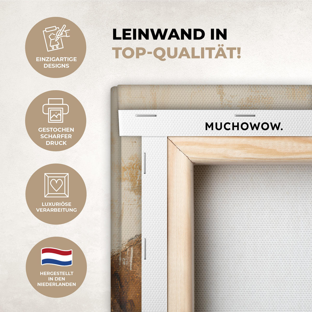 LEINWANDBILD Weihnachten - Weihnachtsmann - Winter - Open Fireside 30x40 cm - Dunkelrot, Textil (30/40cm) - MuchoWow