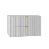SKRINKA POD UMÝVADLO 80cm Lexa Biela - biela, kompozitné drevo (80/50/45.8cm) - Petits-meubles