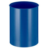 PAPIERKORB Stillvoll Metall 30 Liter 47x33,5 cm Blau - Blau, Metall (33.5/47/33.5cm) - PROREGAL