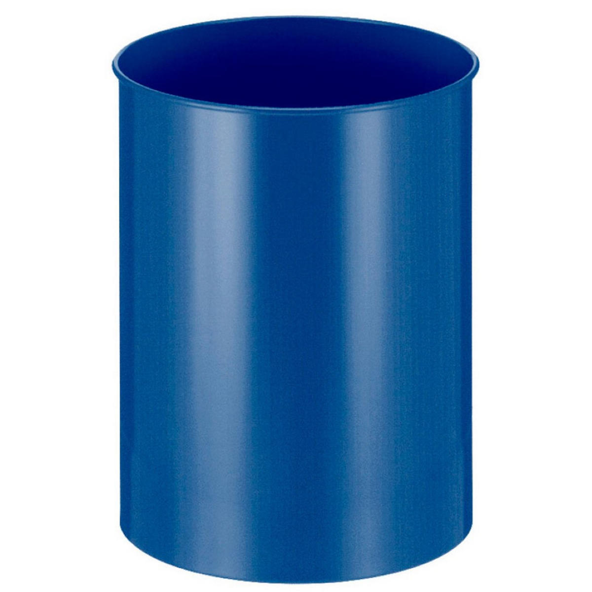 PAPIERKORB Stillvoll Metall 30 Liter 47x33,5 cm Blau - Blau, Metall (33.5/47/33.5cm) - PROREGAL