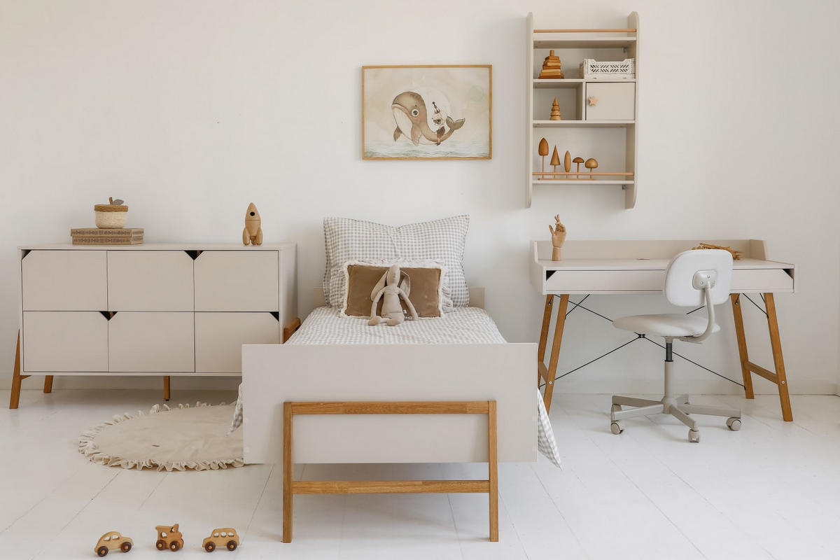 KINDERKOMMODE Lotta - Beige, Holzwerkstoff (150/85/50cm) - RAUMHIRSCH FURNITURE