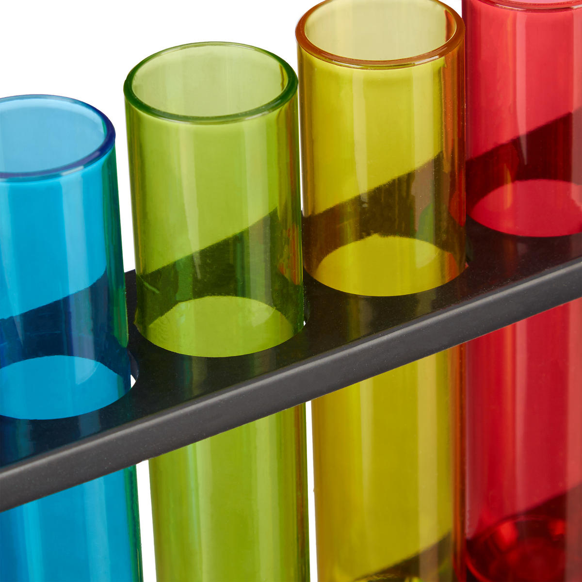 6xSHOTGLÄSER - Multicolor, Kunststoff (0.04L) - Relaxdays