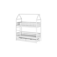 HAUSBETT WEIß - Weiß, Holz (90/200cm) - FURNLUX