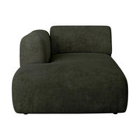 RECAMIERE ohne Schlaffunktion - 1 Person - stoff - grün Pogni - Grün, Textil (108/73/163cm) - Vente-Unique