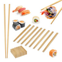 288XESSSTÄBCHEN - Hellbraun, Holz - Relaxdays