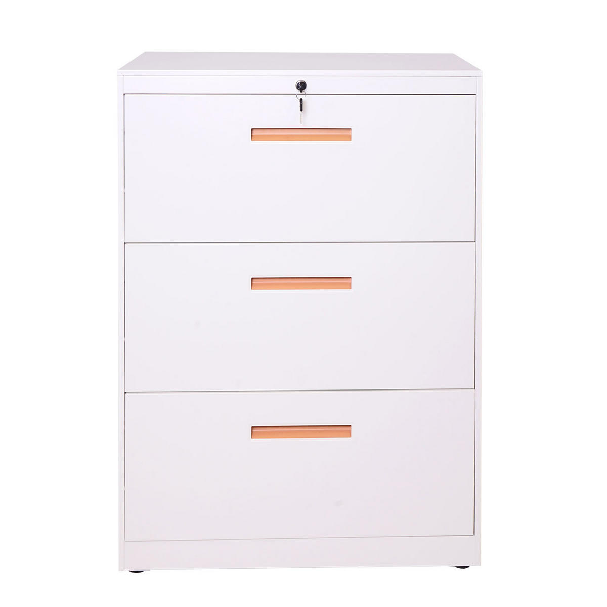 HÄNGEREGISTERSCHRANK Weiß - Weiß, Metall (76/103/46cm) - MCW
