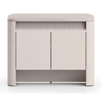 SCHUHSCHRANK Crupet Taupe 68 cm - Taupe, Holzwerkstoff (68/55/34cm) - Homebook