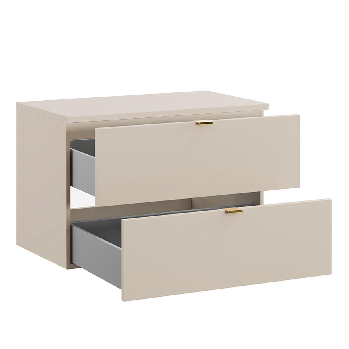 WASCHTISCHUNTERSCHRANK 80.6cm Azel Kaschmir - Beige, Holzwerkstoff (80.6/52/46cm) - Petits-meubles