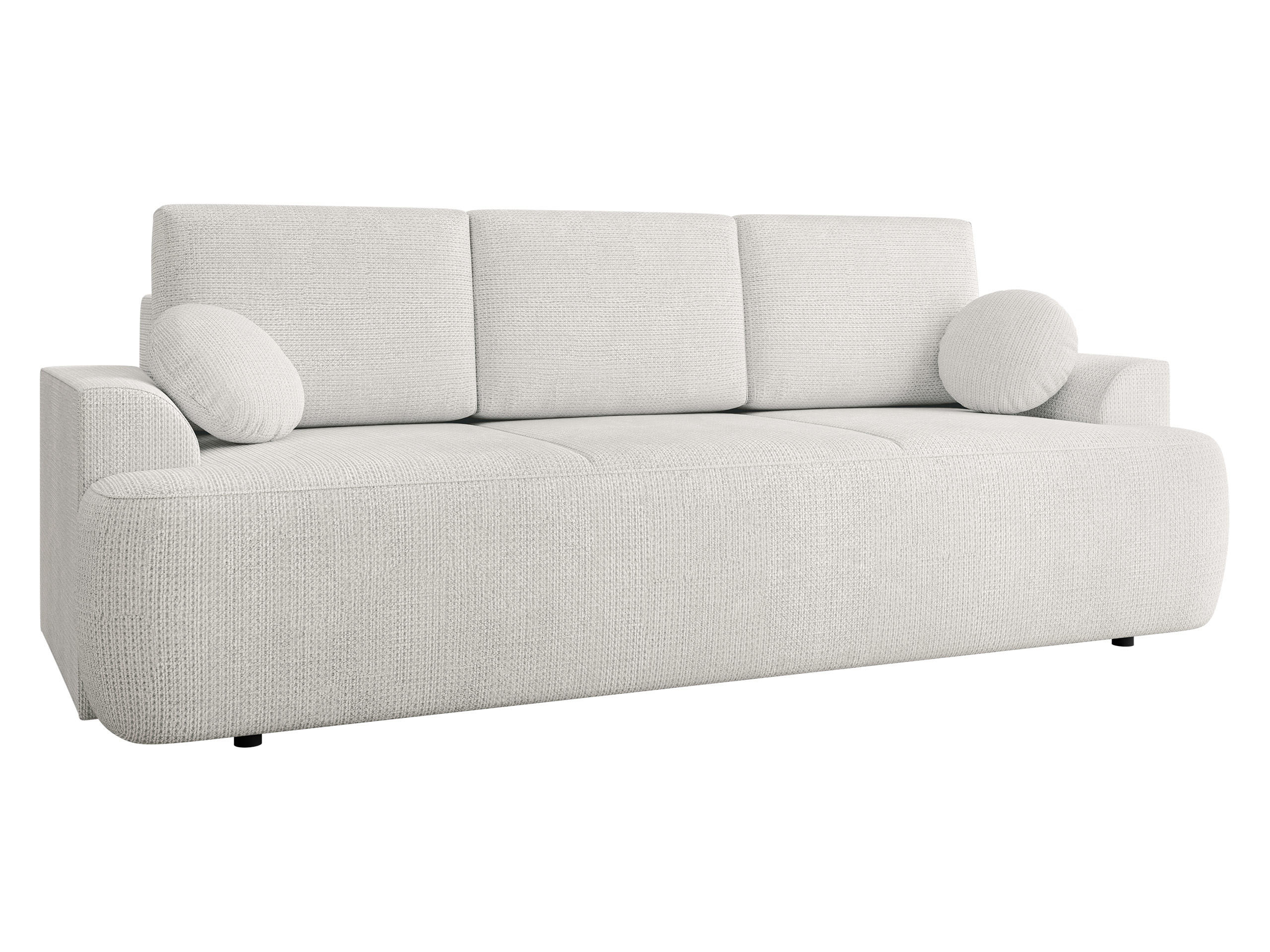 SCHLAFSOFA Velo - Creme/Schwarz, Holz/Kunststoff (248/94/110cm) - MIRJAN24
