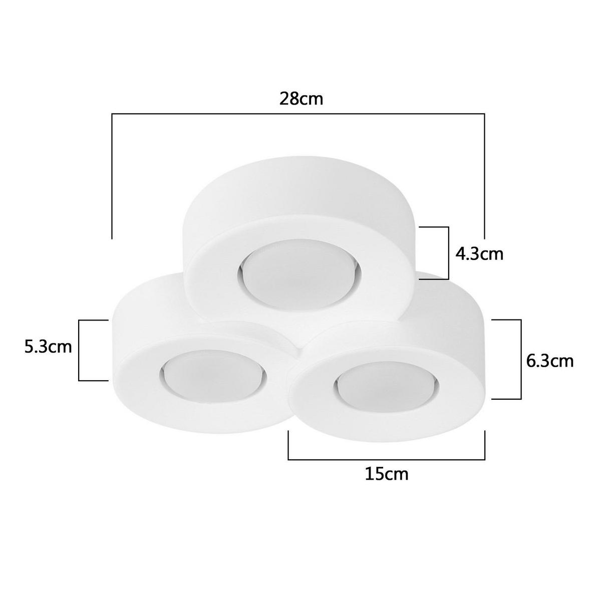 DECKENLEUCHTE Mannering 28/5.5/26.1 cm - Weiß, Naturmaterialien (5.5/28/26.1cm) - Nettlife