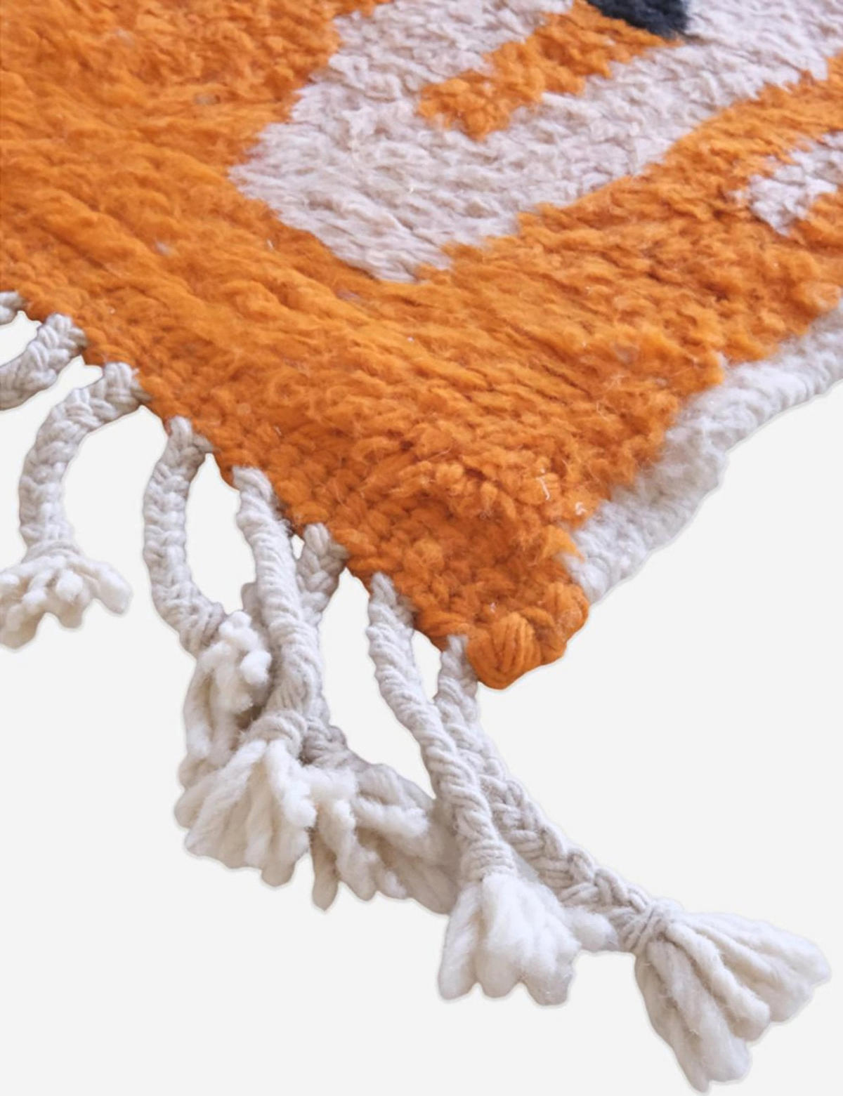 BERBERTEPPICH aus reiner Wolle 245x 285 cm - Orange, Naturmaterialien (245/285cm) - AFK Living