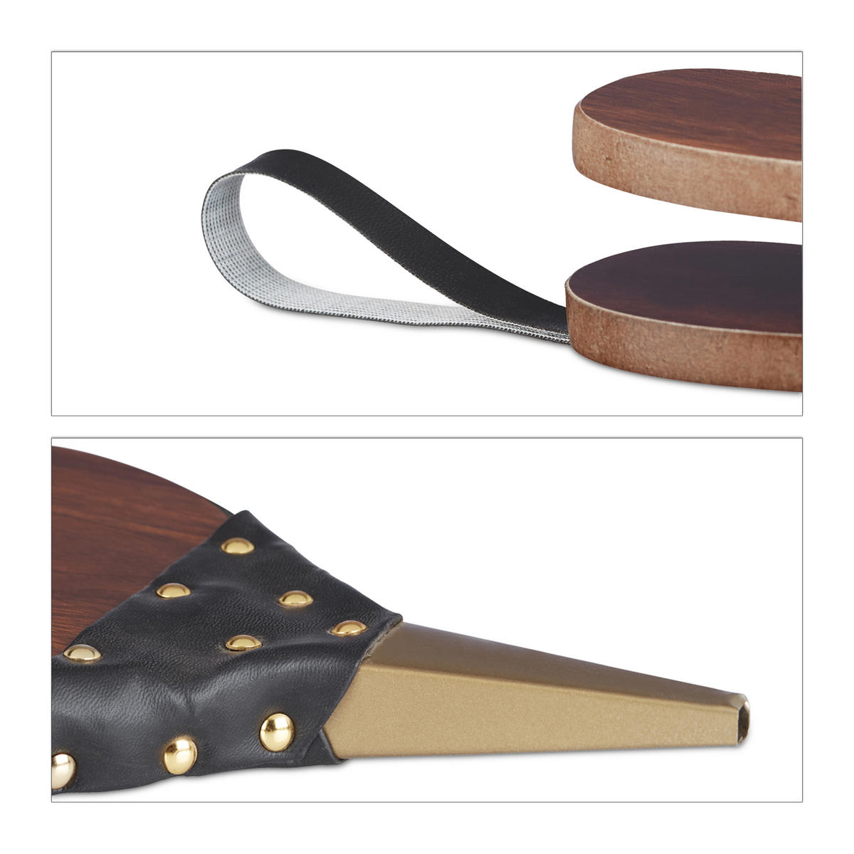 BLASEBALG - Braun, Holzwerkstoff/Kunststoff (17.5/2.5/39.5cm) - Relaxdays