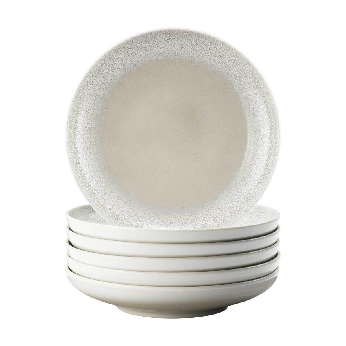 SUPPENTELLER Sento Home Aura cream ø 21,3 cm 6er Set - Creme, Keramik (21.3cm) - Seltmann Weiden