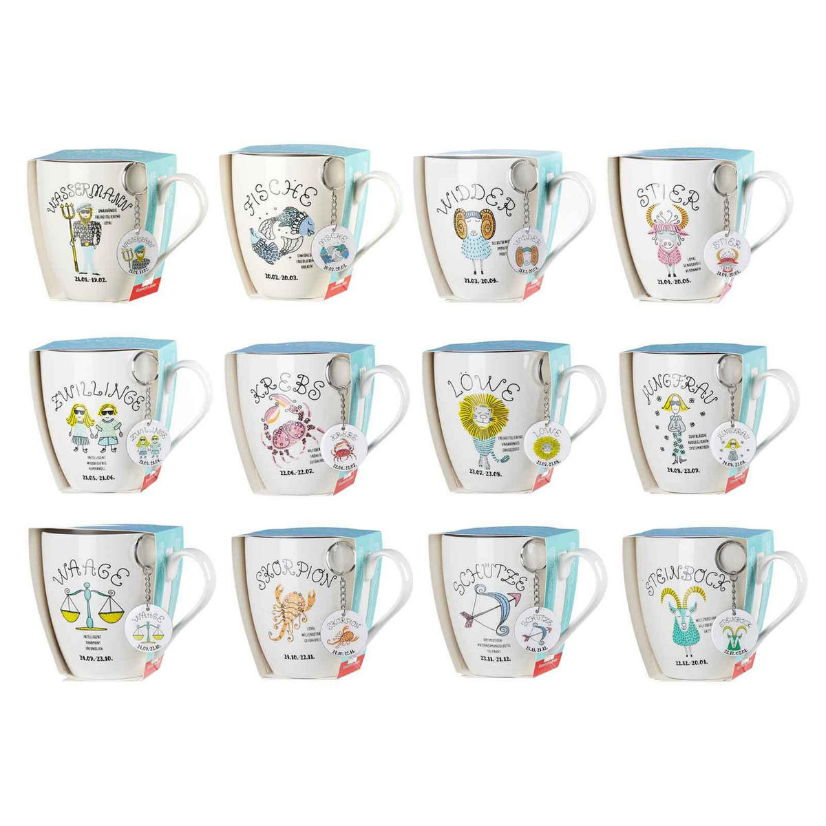 JUMBOTASSE WIDDER Astro bunt 650 ml - Multicolor, Keramik (0.65L) - Ritzenhoff Breker